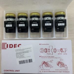 Đèn Báo Pha Pilot Light Idec 220V YW1P-1EQM3Y