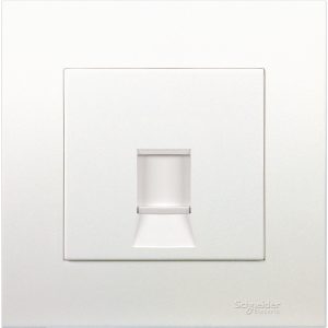 Bộ Ổ Cắm Cắm Mạng Cat5e Đơn Schneider KB31RJ5E_WE