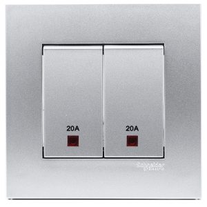 Công Tắc Đôi 2 Cực Schneider KB32D20NE_AS_G19