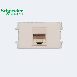 Ổ Cắm Mạng Cat5e , Size S Schneider F50RJ5EM_WE_G19