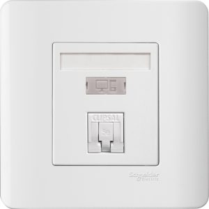 Ổ Cắm Mạng Cat5e Đơn Schneider E8431RJS_5_G19