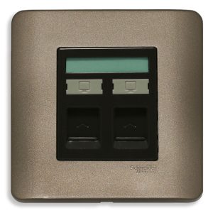 Ổ Cắm Mạng Cat6e Đôi Schneider E8432RJS_6_SZ_G19