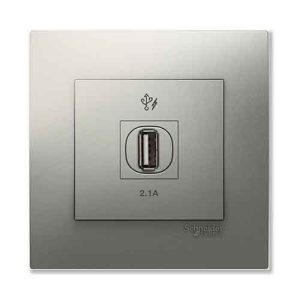 Ổ Cắm Sạc USB Đơn Schneider KB31USB_AS_G19