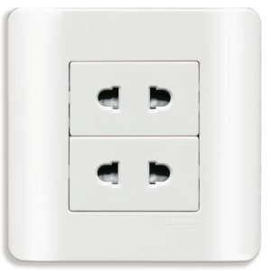Ổ Cắm Đôi 2 Chấu Schneider E84426U2_G19