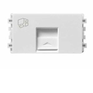 Ổ Data cat6e , Size S Schneider 8431SRJ6V_WE_G19