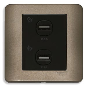 Ổ Sạc USB Đơn Schneider E8432USB_SZ_G19