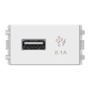 Ổ Sạc USB Đơn , Size S Schneider 8431USB_WE