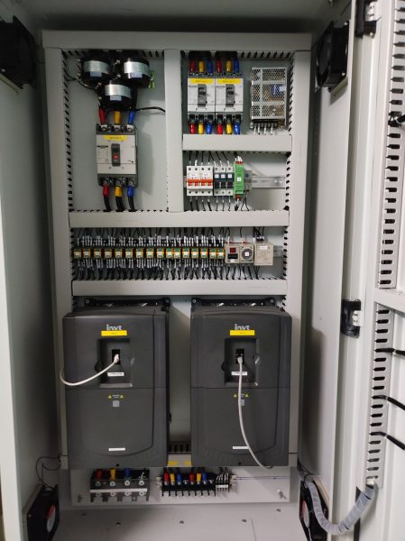 Lắp Đặt Tủ Điện Biến Tần Inverter Điều Khiển Cho Động Cơ Motor
