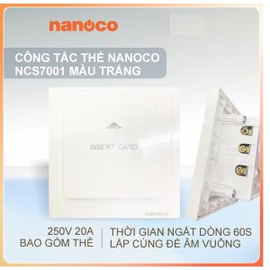 Công Tắc Dùng Thẻ Cho Phòng Nanoco NCS7001