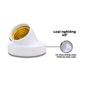 Đuôi Đèn Gắn Tường Dạng Nghiêng 45 Độ Nanoco NAE2745W