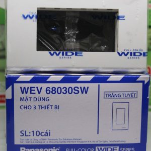 Mặt Nạ Lắp 3 Thiết Bị Panasonic Wide WEV68030SW