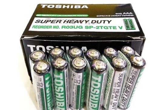 Tổng Kho Pin Tiểu Trung Đại AAA Toshiba Giá Cạnh Tranh