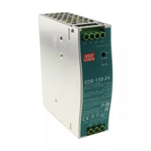 Bộ Nguồn Driver Cài Ray Meanwell 24VDC 5.2A EDR-150-24