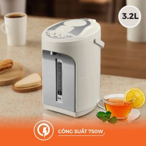 Bình Thủy Inox Cắm Điện Giữ Nhiệt Nanoco 3.2 Lít NETF320