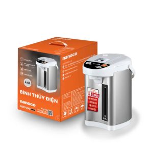 Bình Thủy Inox Cắm Điện Giữ Nhiệt Nanoco 4 Lít NETF400