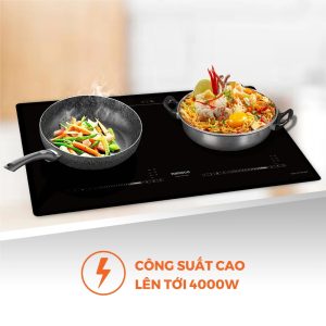 Bếp Điện Từ Đôi Nanoco 2000W NICL483
