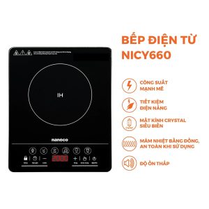 Bếp Điện Từ Đơn Nanoco 2000W NICY660