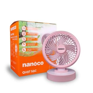 Quạt Xạc Tích Điện 5V Để Bàn Nanoco NRF6213