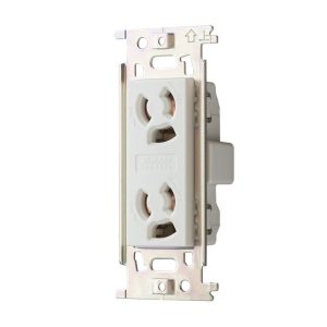 Ổ Cắm Đôi 3 Chấu Socket Meikosha 2P 15A ML1286W