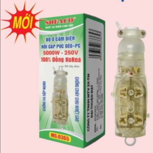 Ổ Cắm Điện Nối Cáp PVC Dẻo Sofa MS0365