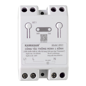 Công Tắc Bật Tắt Thiết Bị Từ Xa Qua Wifi Trên App Điện Thoại SK01