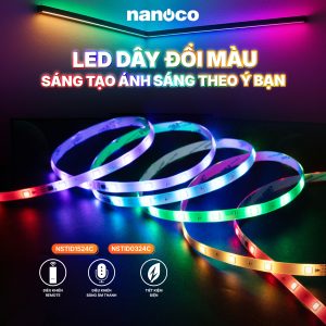 Led Dây Đổi Màu Qua App Điện Thoại NSTID1524C