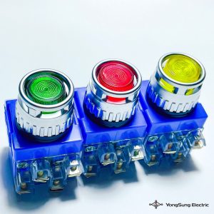 Nút Nhấn Nhả Có Đèn 220V D25 YongSung YSAPBL2-AL22