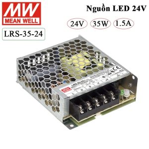 Bộ Nguồn Power Supplier Meanwell 24VDC 35W LRS-35-24