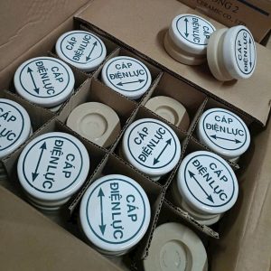 Sứ Mốc Đánh Dấu Dây Cáp Đi Ngầm Điện Lực