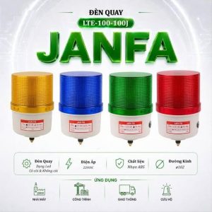Đèn Led Quay Cảnh Báo Không Còi Janfa LTE-100
