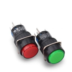 Button Đèn Nhấp Nhả Tròn 16mm 0.5A 250VAC AL6-M