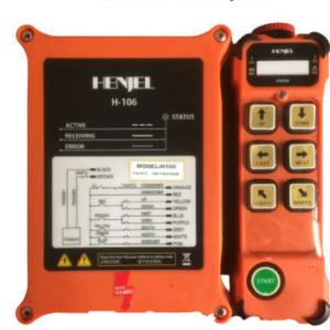 Bộ Điều Khiển Cẩu Trục Từ Xa Henjel 6 Nút H-106