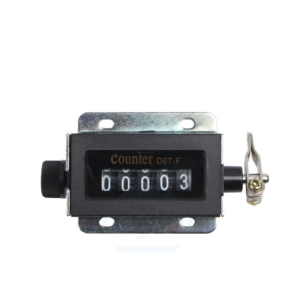 Bộ Đếm 5 Số Counter Cơ Học Kiểu Kéo Gạt D67-F