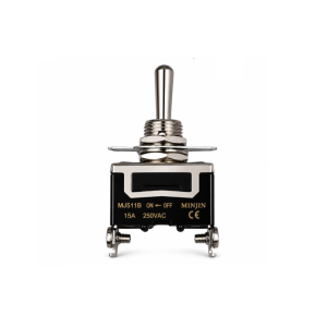 Công Tắc Gạt Sắt 2 Chân 2 Vị Trí 15A 250V Minjin MJ511B