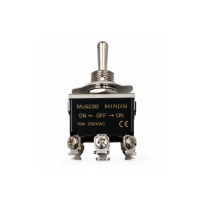Công Tắc Gạt Sắt 6 Chân 3 Vị Trí 15A 250V Minjin MJ523B