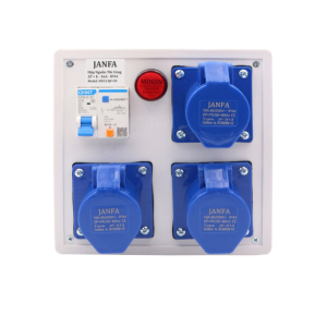 Hộp Nguồn Điện Thi Công 1 Pha 3 Ổ Cắm Janfa HN313JF-CH