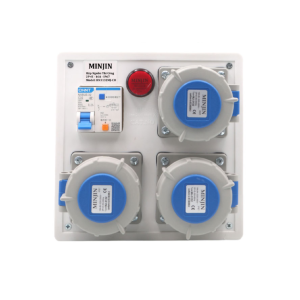 Hộp Nguồn Điện Thi Công 1 Pha 3 Ổ Cắm Minjin HN3132MJ-CH