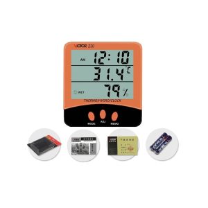 Máy Đo Nhiệt Độ Và Độ Ẩm Không Khí Nhiệt Ẩm Kế Điện Tử Victor 230