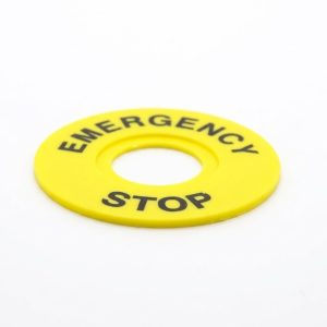 Nhãn B1 Bảo Vệ Nút Dừng Khẩn Cấp E-Stop Phi 22 B1E-S