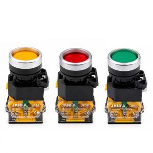 Nút Nhấn Giữ Button Nhấn Dính Tủ Điện Phi 22 JF38-11TK