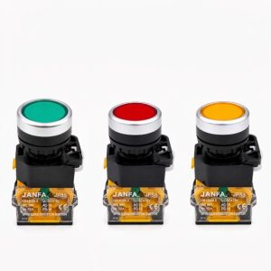 Nút Nhấn Tự Hồi Button Nhấn Nhả Tủ Điện Phi 22 JF38-11TN