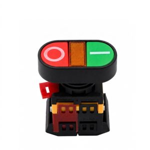 Nút Nhấn Đôi On Off Có Đèn APBB-22-25N