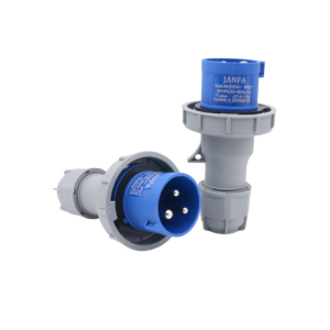 Phích Cắm Điện Công Nghiệp Janfa 16A 3P IP67 JF-0132