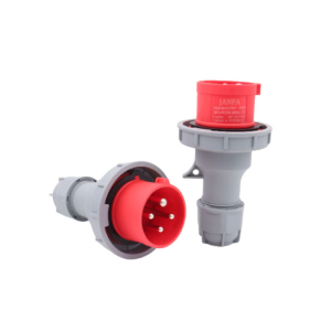 Phích Cắm Điện Công Nghiệp Janfa 16A 4P IP67 JF-0142