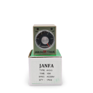 Rơ Le Timer Thời Gian Hẹn Giờ 5A 220VAC Janfa AH3-3
