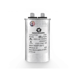 Tụ Điện Ngậm Vỏ Nhôm Capacitor 50x86mm 45UF 400V DCF45UF