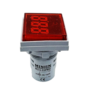 Đèn Led Báo Nhiệt Độ Tủ Điện Dạng Vuông MJ16-22FWD