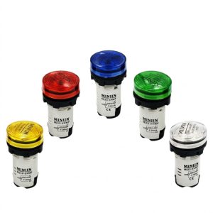 Đèn Led Báo Pha Lắp Tủ Điện Phi 22 220V AC MJ22-EVMP