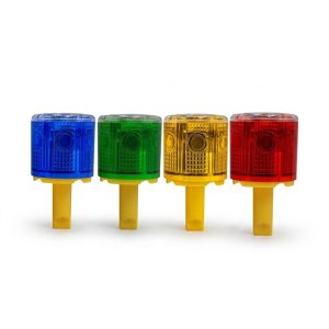Đèn Led Chớp Cảnh Báo Năng Lượng Mặt Trời Cắm Chóp Nón iLED-4A