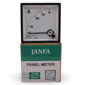 Đồng Hồ Amper AC Lắp Tủ Điện Công Nghiệp JF-96-150/5A